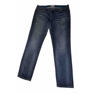 Paige Jeans Women's Blue Jimmy Jimmy Skinny Medium Wash Denim Jeans Size‎ 32